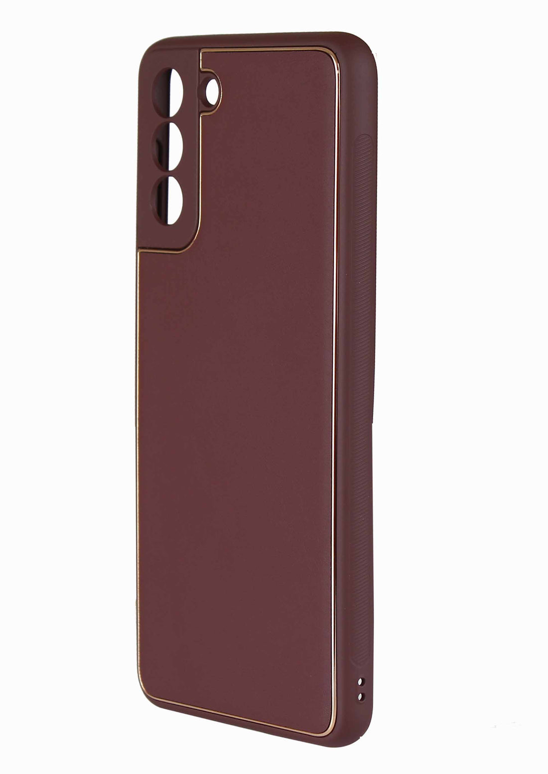 Chrome Electroplated Leather Case For Samsung Galaxy Series  ( With Logo )