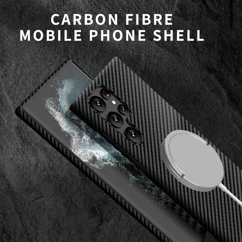 Super Slim Carbon Case For Samsung