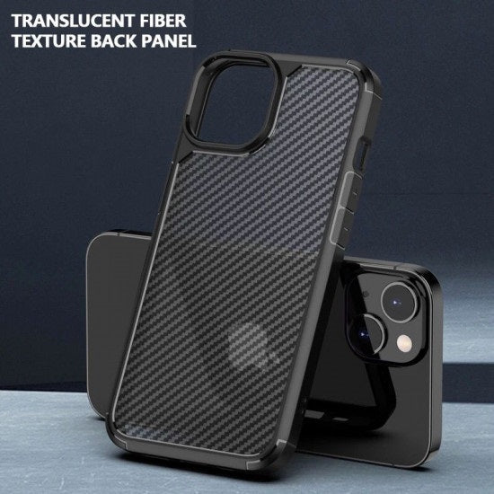Carbon Fiber Slim Translucent Case For iPhone 14 Series
