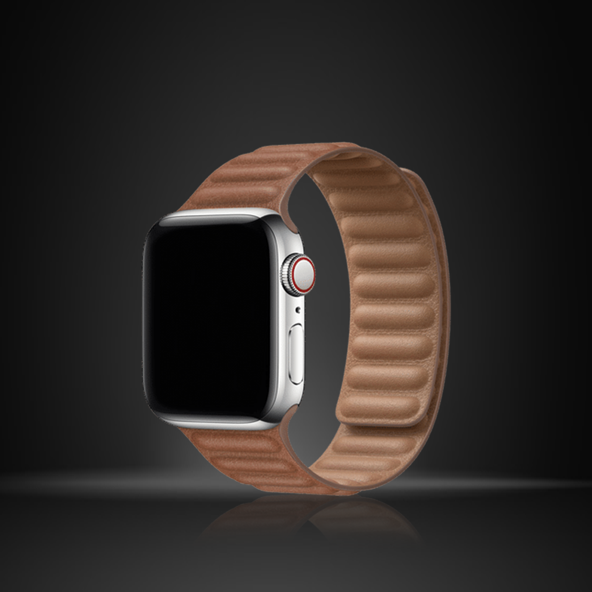 Super Strong Magnetic Poppy Leather Link for Apple iWatch