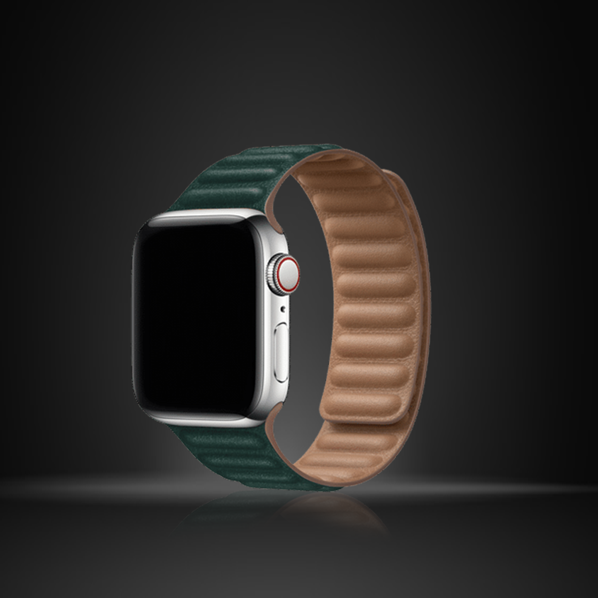 Super Strong Magnetic Poppy Leather Link for Apple iWatch