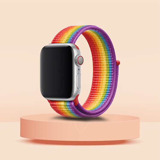 Rainbow Nylon Watch Band for Apple iWatch