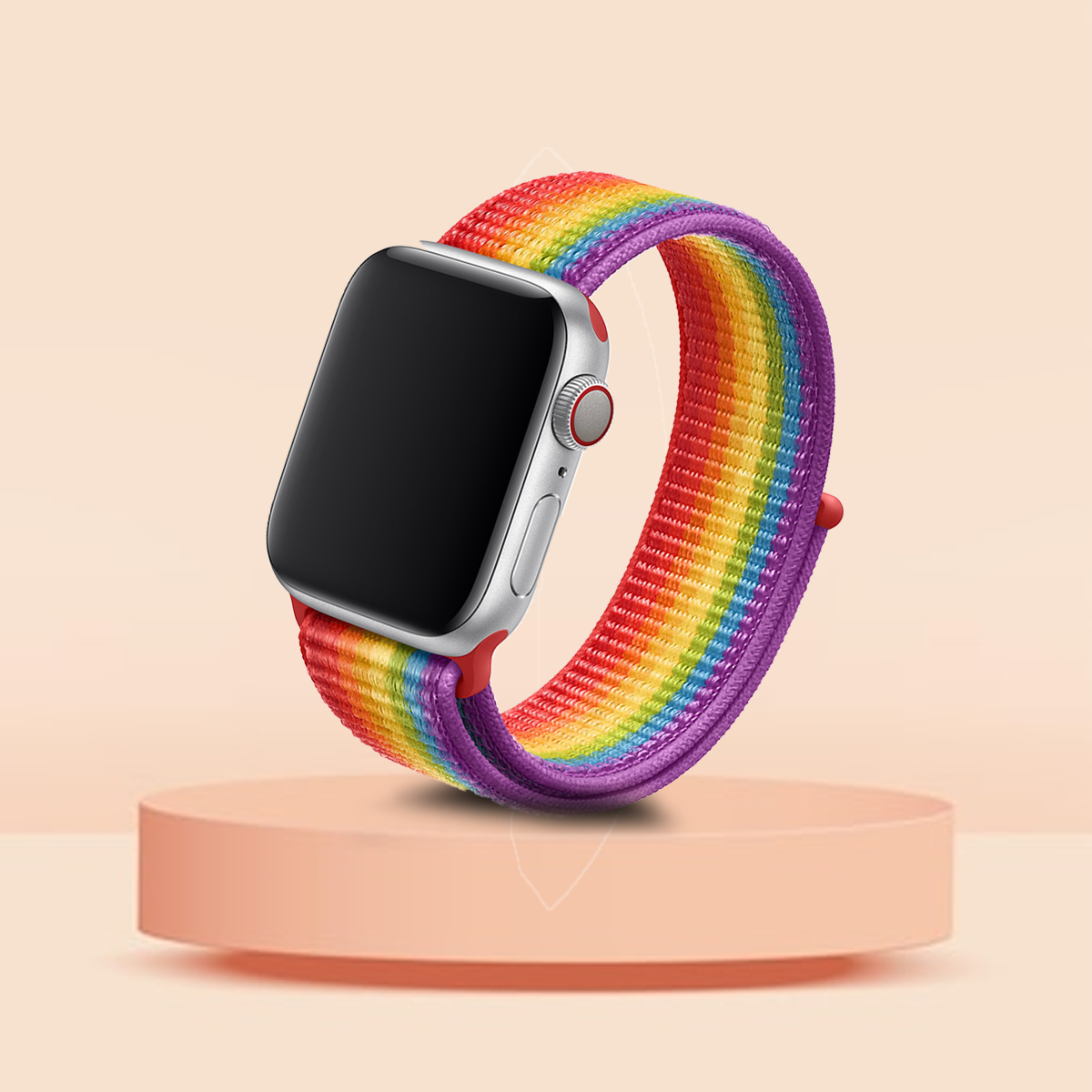 Rainbow Nylon Watch Band for Apple iWatch